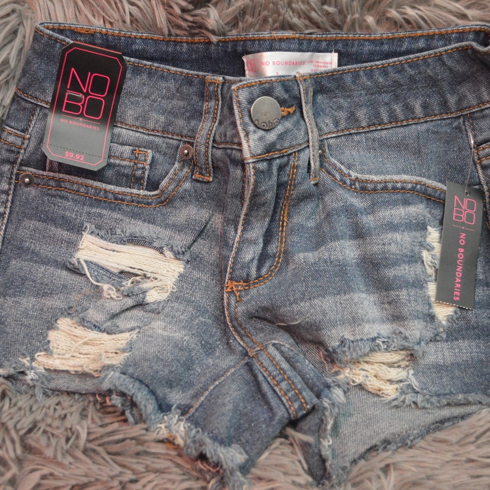 NWT Distressed Shorts
